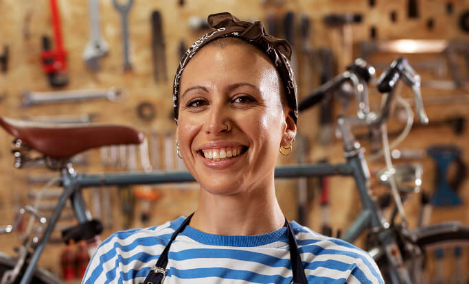 Amélie Monier, mécanicienne à Chambéry